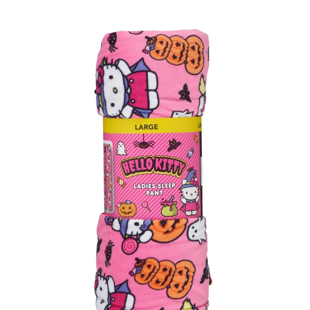 Hello Kitty Pink Halloween Pajama Pants
